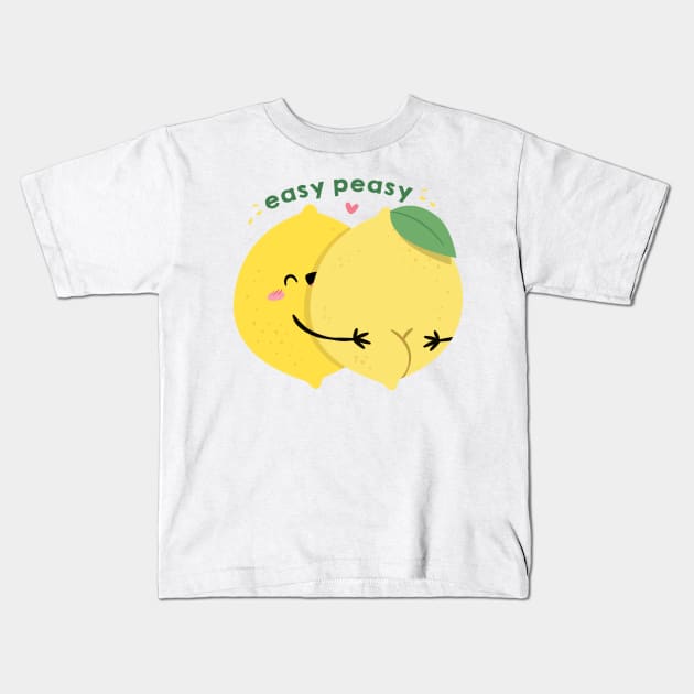 Lemon Squeezy Kids T-Shirt by FunUsualSuspects